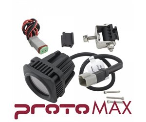 PROTOMAX LIGHT, LED, POD-2IN,120 DEG,10W,BLACK,OMAX #208908