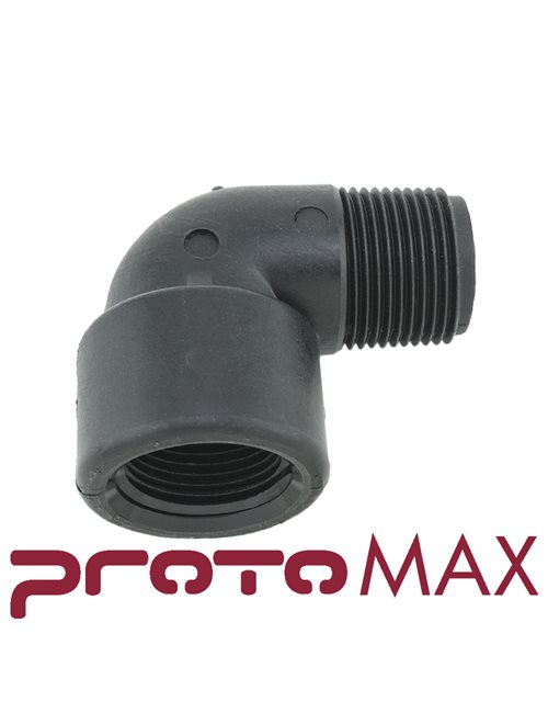 PROTOMAX DRAIN PVC 90 DEG, ELB,, 3 / 4IN X 3 / 4IN #208969