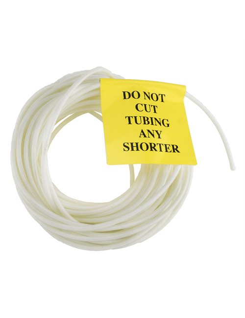 "DO NOT CUT" WHITE TUBING 5 / 32" OD X 3 / 32" ID; OMAX #302537